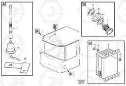 38339 Voltage converter and cable harness for radio A30D S/N -11999, - 60093 USA S/N-72999 BRAZIL, Volvo Construction Equipment