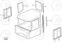 23622 Interior equipment, cab A30D S/N -11999, - 60093 USA S/N-72999 BRAZIL, Volvo Construction Equipment