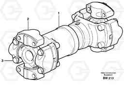 15351 Propeller shaft A30D S/N 12001 - S/N 73000 - BRA, Volvo Construction Equipment