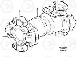 185 Propeller shaft A30D S/N 12001 - S/N 73000 - BRA, Volvo Construction Equipment
