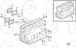 15778 Cylinder block A30D S/N -11999, - 60093 USA S/N-72999 BRAZIL, Volvo Construction Equipment