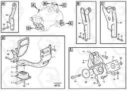 98963 Engine mounting A30D S/N -11999, - 60093 USA S/N-72999 BRAZIL, Volvo Construction Equipment