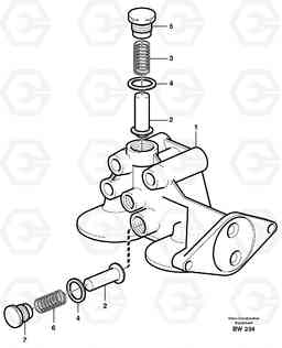 66694 Filter housing A30D S/N -11999, - 60093 USA S/N-72999 BRAZIL, Volvo Construction Equipment