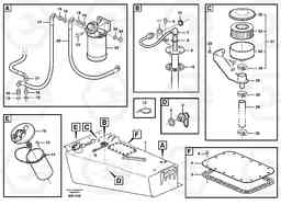 100497 Fuel tank, fuel pipes A30D S/N -11999, - 60093 USA S/N-72999 BRAZIL, Volvo Construction Equipment