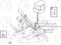 42378 Cable harnesses, front A30D S/N -11999, - 60093 USA S/N-72999 BRAZIL, Volvo Construction Equipment