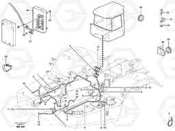 59654 Cable harnesses, front A30D S/N -11999, - 60093 USA S/N-72999 BRAZIL, Volvo Construction Equipment