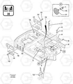 25650 Platform EC14 TYPE 246, 271, Volvo Construction Equipment