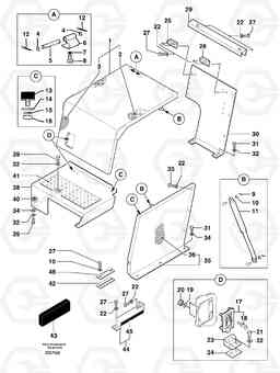 7577 Front coverage EW70VV TYPE 262, Volvo Construction Equipment