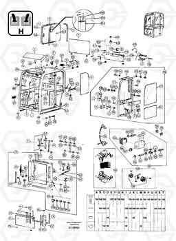104420 Cab : accessories EC14 TYPE 246, 271, Volvo Construction Equipment