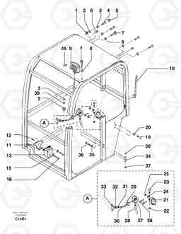 7142 Cab : accessories EC50VV TYPE 247, Volvo Construction Equipment