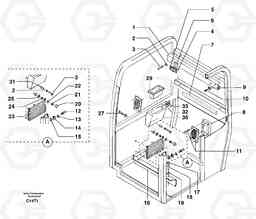 26956 Cab : accessories EW50VV TYPE 256, Volvo Construction Equipment