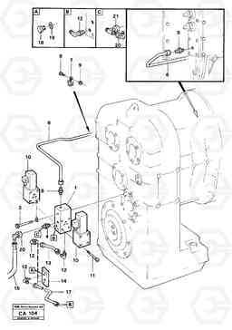 15252 Gear with differential lock operation, h-l gear 6300 6300, Volvo Construction Equipment