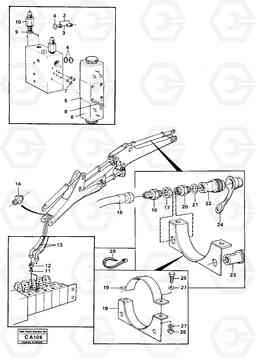 20108 Hyd.func. Dvg2-ur for excav. without hyd. tool lock. 6300 6300, Volvo Construction Equipment