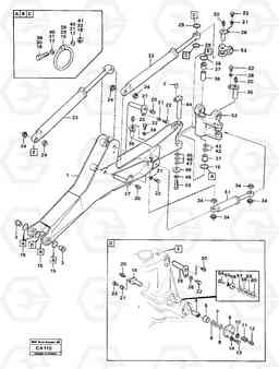 39281 Excavator beam with deflection 6300 6300, Volvo Construction Equipment