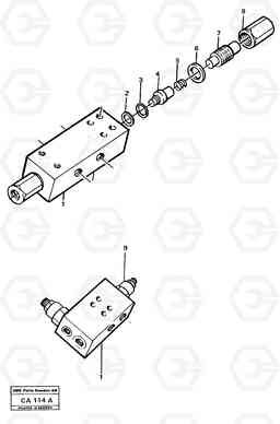 17355 Valve section 6300 6300, Volvo Construction Equipment