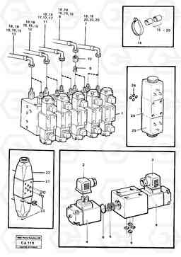 16010 Solenoid valve and hoses 6300 6300, Volvo Construction Equipment