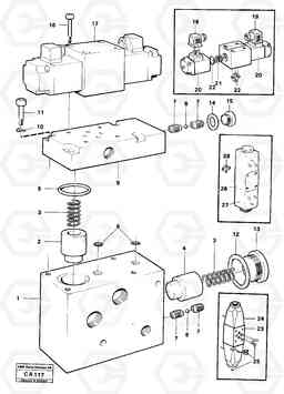 9978 Valve section 6300 6300, Volvo Construction Equipment