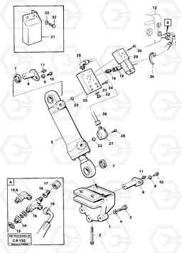 33592 Pivot axle lock 6300 6300, Volvo Construction Equipment