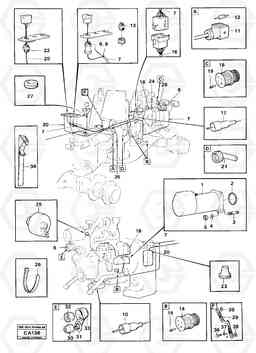 4931 Electric system front 6300 6300, Volvo Construction Equipment