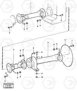 20319 Power shafts 6300 6300, Volvo Construction Equipment