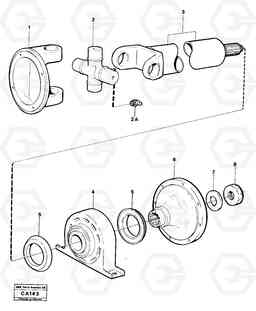 2075 Propeller shaft 6300 6300, Volvo Construction Equipment