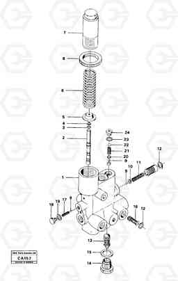 16029 Valve section 6300 6300, Volvo Construction Equipment