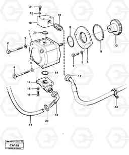 77862 Pump with fitting parts 6300 6300, Volvo Construction Equipment