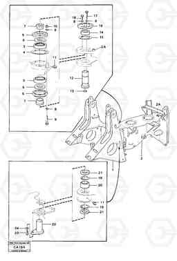 4343 Frame and articulation bearing 6300 6300, Volvo Construction Equipment