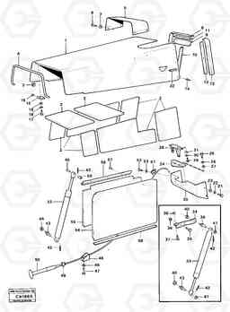 73836 Engine hood 6300 6300, Volvo Construction Equipment