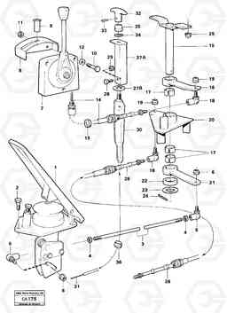 4923 Speed control, cab 6300 6300, Volvo Construction Equipment