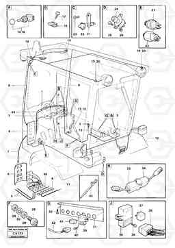 4930 Electrical system cab 6300 6300, Volvo Construction Equipment