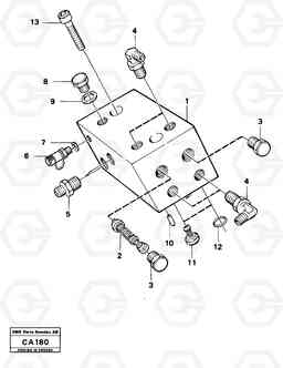 94735 Valve body 6300 6300, Volvo Construction Equipment