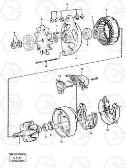 24968 Alternator 6300 6300, Volvo Construction Equipment