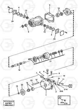 57379 Hydraulic pump 6300 6300, Volvo Construction Equipment