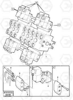 9981 Hydraulic valve excavator unit 6300 6300, Volvo Construction Equipment