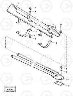 26184 Bucket cylinder protection 6300 6300, Volvo Construction Equipment