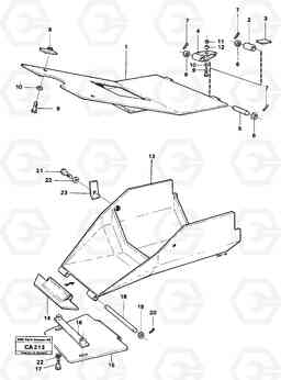 3374 Bottom-guard plates 6300 6300, Volvo Construction Equipment