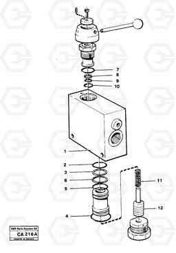 45814 Valve section 6300 6300, Volvo Construction Equipment