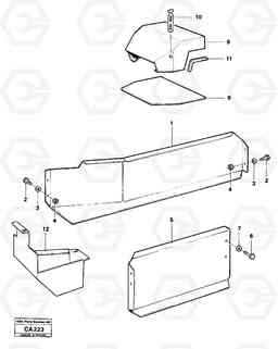 65354 Protecting plates 6300 6300, Volvo Construction Equipment