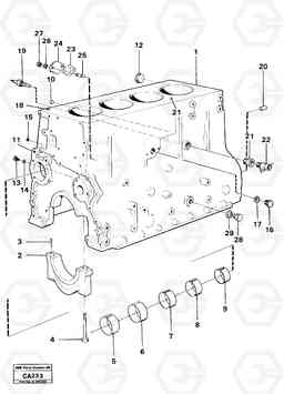 98938 Cylinder block 6300 6300, Volvo Construction Equipment