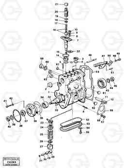 90951 Injection pump 6300 6300, Volvo Construction Equipment