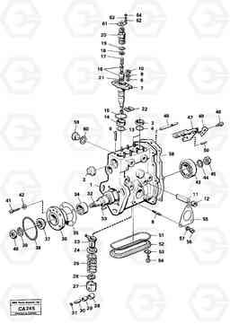 88680 Injection pump 6300 6300, Volvo Construction Equipment