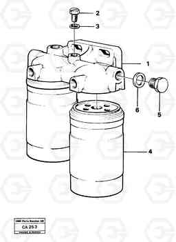 26380 Fuel filter 6300 6300, Volvo Construction Equipment