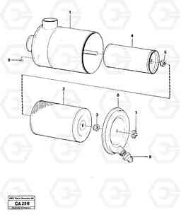 20919 Air filter 6300 6300, Volvo Construction Equipment