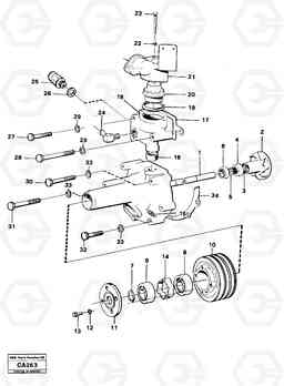 432 Water pump and thermostat housing 6300 6300, Volvo Construction Equipment