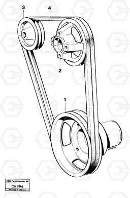 19327 Belt transmission 6300 6300, Volvo Construction Equipment