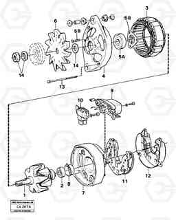 19337 Alternator 6300 6300, Volvo Construction Equipment