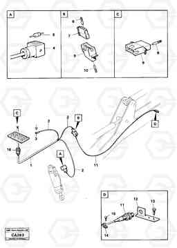 20310 Electrical system pivot axle lock 6300 6300, Volvo Construction Equipment