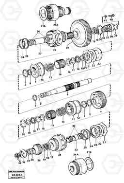 33294 Hydraulic clutch forward/3:rd speeds 6300 6300, Volvo Construction Equipment