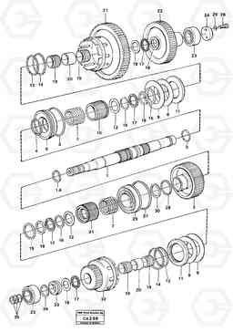 15918 Clutch reverse and 4:th speeds 6300 6300, Volvo Construction Equipment